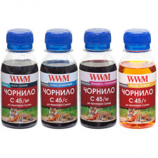 Комплект чорнил WWM С45 для Canon (4 х 100г)